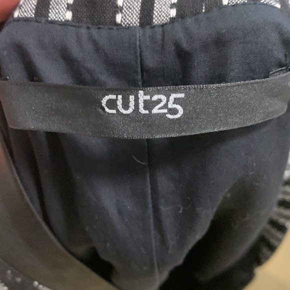 Cut25 Women’s Size 4 Sleeveless Striped Midi Dress - Picture 4 of 5